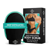 Dermasuri gant exfoliant profond pour douche, peau lisse et lumineuse.
