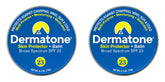 Dermatone Skin Protector Balm in classic tin front view for lips and face protection.