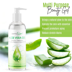 DERMAXGEN gel aloe vera hamamélis apaisant pour peau sensible.