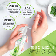 DERMAXGEN gel aloe vera vitamine C et E nourrit et protège.