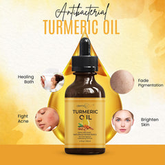 DERMAXGEN Huile Curcuma flacon verre opaque protege les nutriments