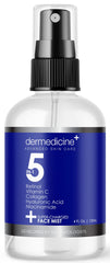 Dermedicine 5 en 1 brume visage, flacon, peau hydratée et lumineuse