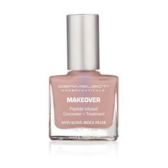 Dermelect MAKEOVER Ridge Filler Mocha – texture: camoufle les imperfections et rend les ongles polis.