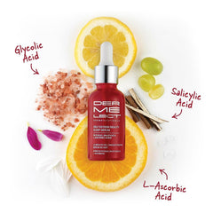 Ingrédients acide glycolique du Sérum Dermelect exfoliant en douceur.