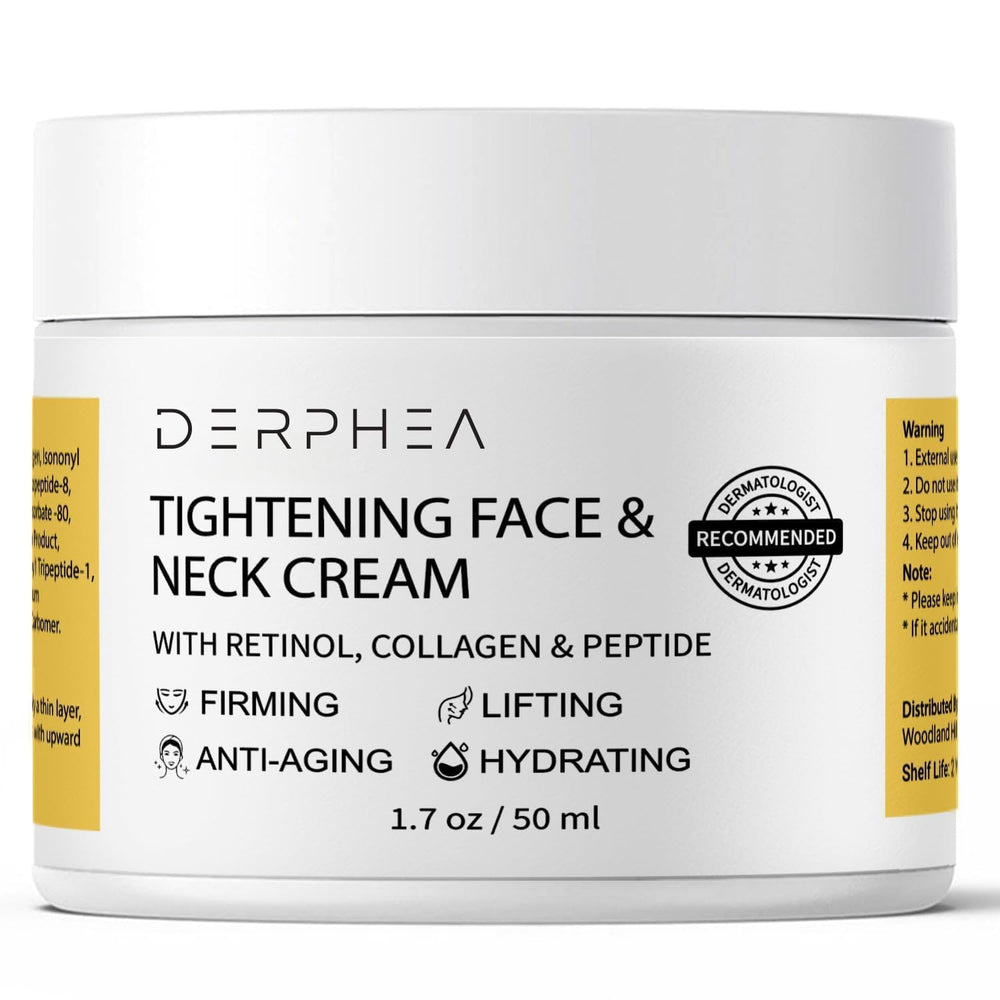 DERPHEA crème resserrante cou – raffermissement léger pour le cou.