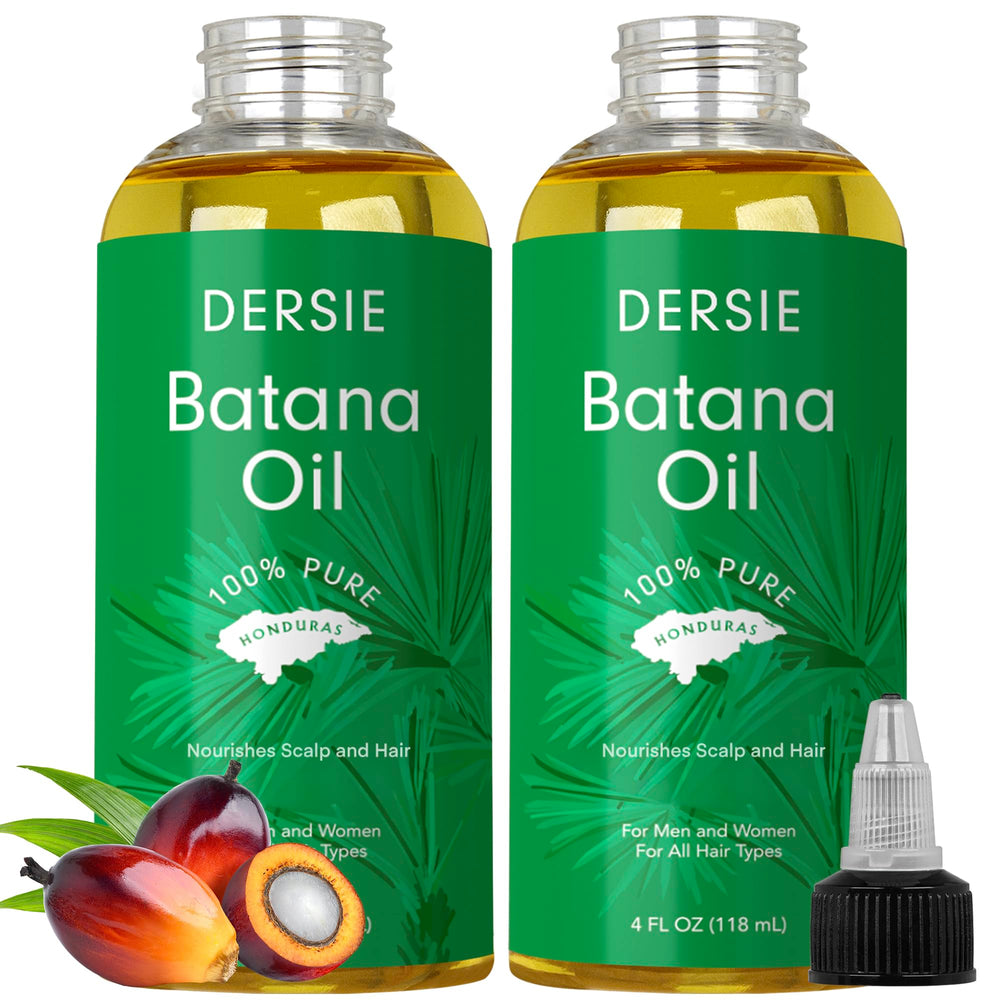 Pack Dersie Huile de Batana, deux bouteilles prêtes pour la routine capillaire.