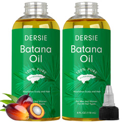 Pack Dersie Huile de Batana, deux bouteilles prêtes pour la routine capillaire.