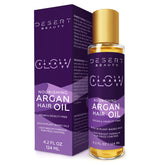 Desert Beauty Argan Oil – flacon transparent pour hydratation légère et rapide