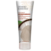 Desert Essence – Bouteille-lotion-coco, hydratation légère et parfum coco.