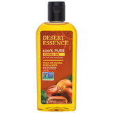 Desert Essence Huile Jojoba Pure – bouteille 8oz, hydratation pure sans gras.