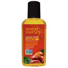 Desert Essence Huile de Jojoba Pure sur le visage, absorption rapide.