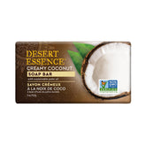 Desert Essence savon crème coco: douceur crémeuse et parfum frais.
