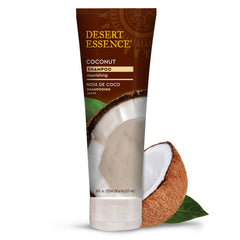 Desert Essence Shampoing Coco – bouteille 236 ml, hydratation en profondeur pour cheveux secs.