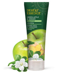 Desert Essence shampoing epaisissant bouteille: volume potentiel et parfum pomme-gingembre.