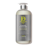 Design Essentials Shampoing amande et avocat: bouteille prête pour hydrater les cheveux.