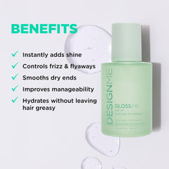 Gloss.Me Design.Me: sérum protection chaleur pour séchage maîtrisé.