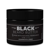 Beurre pour barbe noir 2oz de Detroit Grooming Co, hydrate durablement la barbe.
