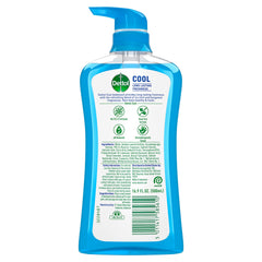 Dettol Cool – étiquette claire, senteur menthe et bergamote.