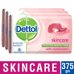Dettol savon barre détail 125g : texture et propreté visibles.