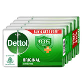 Dettol Savon Original – barre en lot5 offrant protection des germes pendant la douche