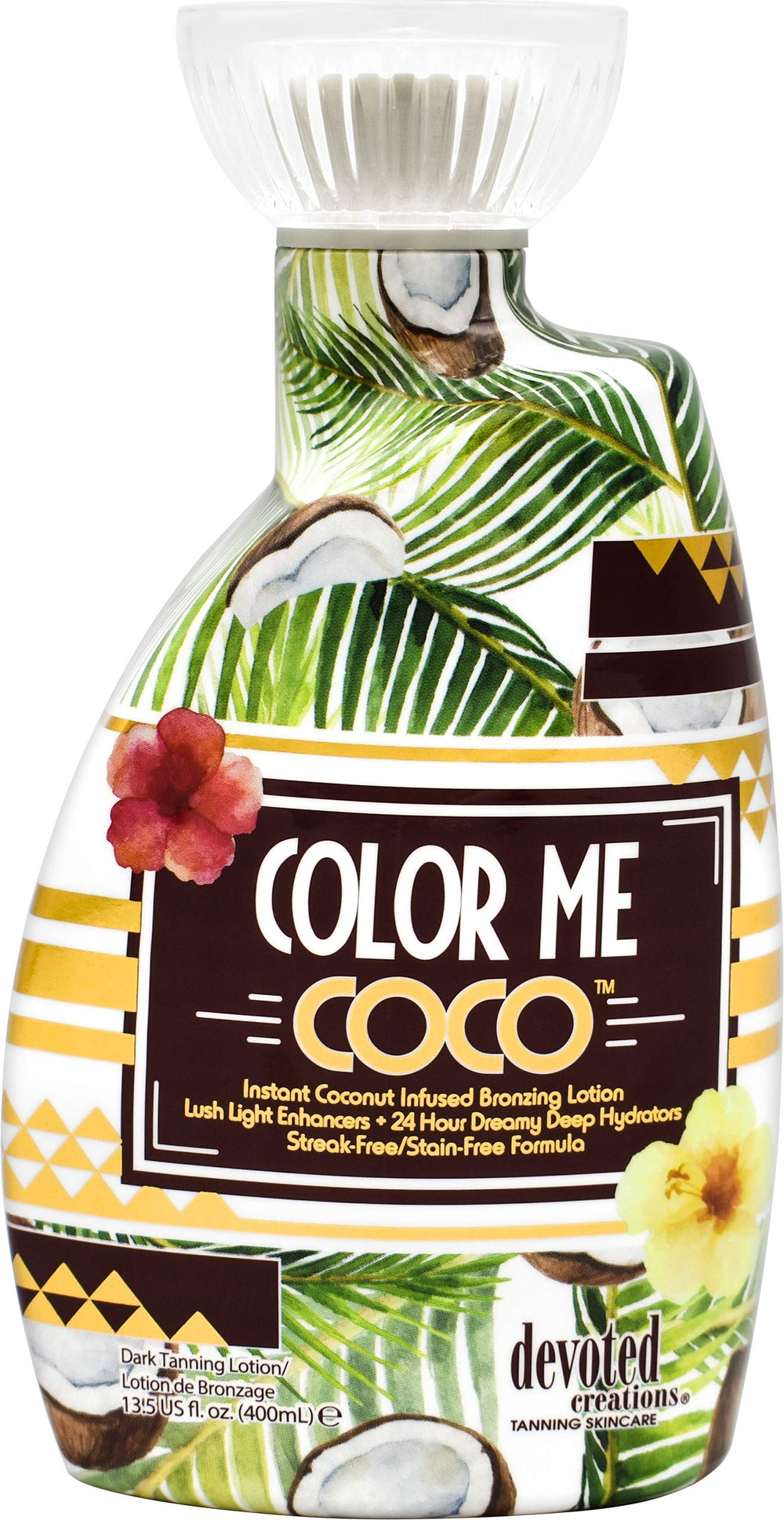 Devoted Creations Color Me Coco Bronzer en bouteille, bronzage naturel sans traces pour la peau.