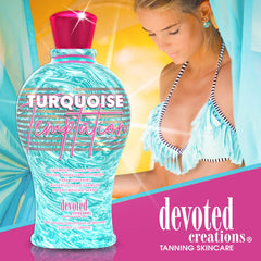 Devoted Creations Turquoise Temptation — texture crème légère pour diffusion uniforme.