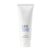 DHC Mild Foaming Face Wash bottle with creamy lather for gentle cleansing.