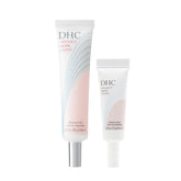 DHC Velvet Skin Coat — flacon clair, primer matifiant prêt à l'emploi.