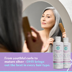 Application sur cheveux – démêlage facilité avec DHS.