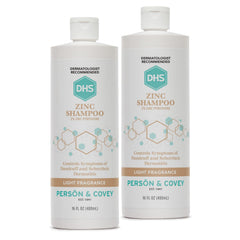 DHS Zinc Shampoo flacon vue de face, présentation claire pour achat.