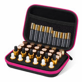 DHXYZZB Étui huiles essentielles, porte-bouteilles compact et sûr pour voyages.