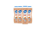 Dial Pamper Indulge Silk Seaberry bouteille pompe, utilisation pratique et fluide.