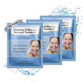 Diamond Wipes démaquillant visage avec paquet de 50 lingettes, pratique et rapide.