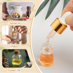 Flacon Didaey mini-verre parfum huile, usage pratique pour parfums et huiles.