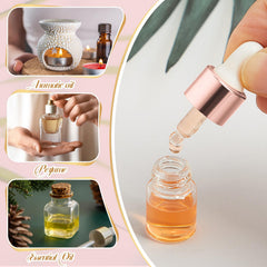 Didaey bouchon rose doré sur flacon 2 ml facilement transportable.