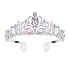 Didder Crystal AB tiare brillante pour princesse, idéale pour mariage ou fête.