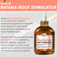 Difeel Batana: cheveux plus brillants et plus forts après plusieurs applications.