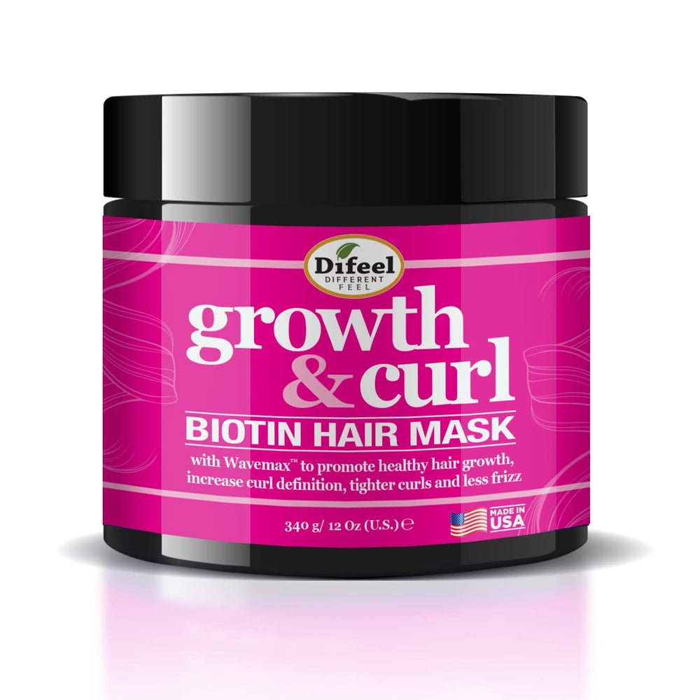 Masque Difeel biotine pour boucles: bouteille mieux définies.