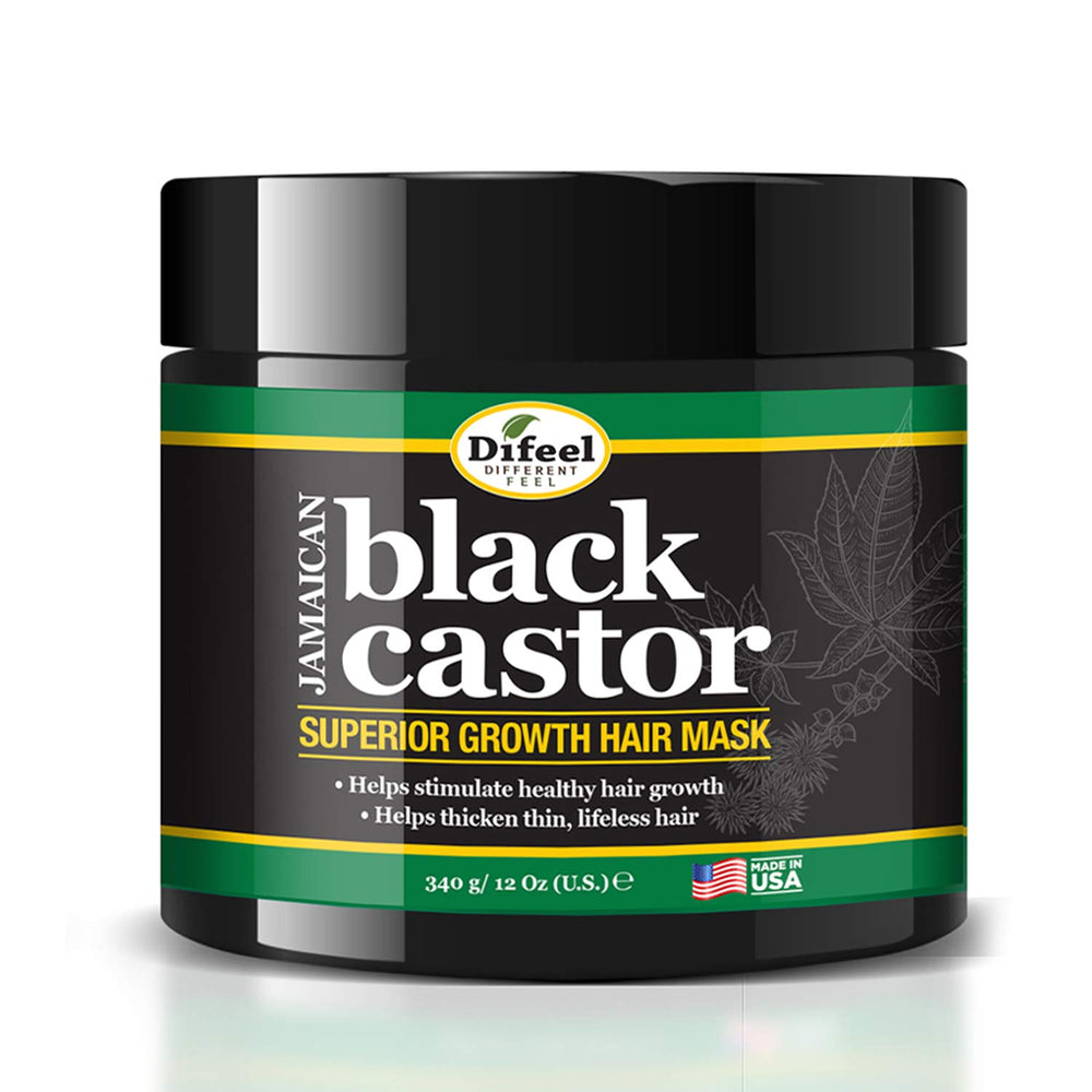 Difeel Masque capillaire à huile ricin noire jamaïcaine, nourrissant et revitalisant.