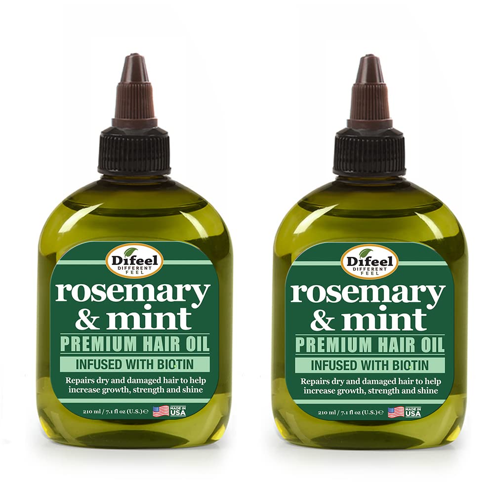 Huile Difeel Romarin et Menthe – pack deux bouteilles pour soin quotidien