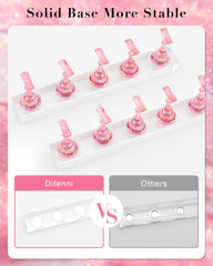 Base en forme de fleur rose Difenni pour varier les présentations.