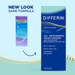 Differin Micropearl absorbe l’excès de sébum pour une peau satinée.
