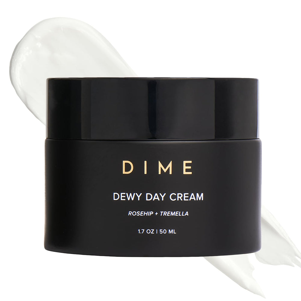 DIME Beauty Crème jour hydratante en flacon, hydratation durable.
