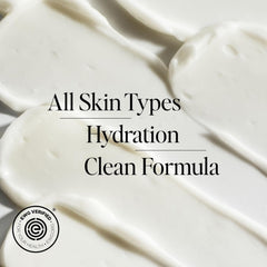 DIME crème jour – texture légère et ingrédients hydratants visibles
