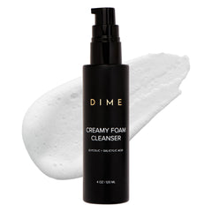 DIME Beauty mousse crème nettoyant visage purifie les pores en douceur.