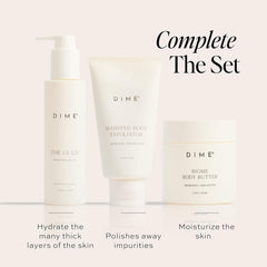 Emballage durable et vegan du DIME Biome Body Butter