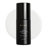 DIME Mini Super Skin Toner, bouteille claire, tonifie en douceur.