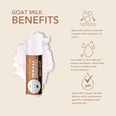 Dionis baume lèvres lait de chèvre crème coco, soin nourrissant.