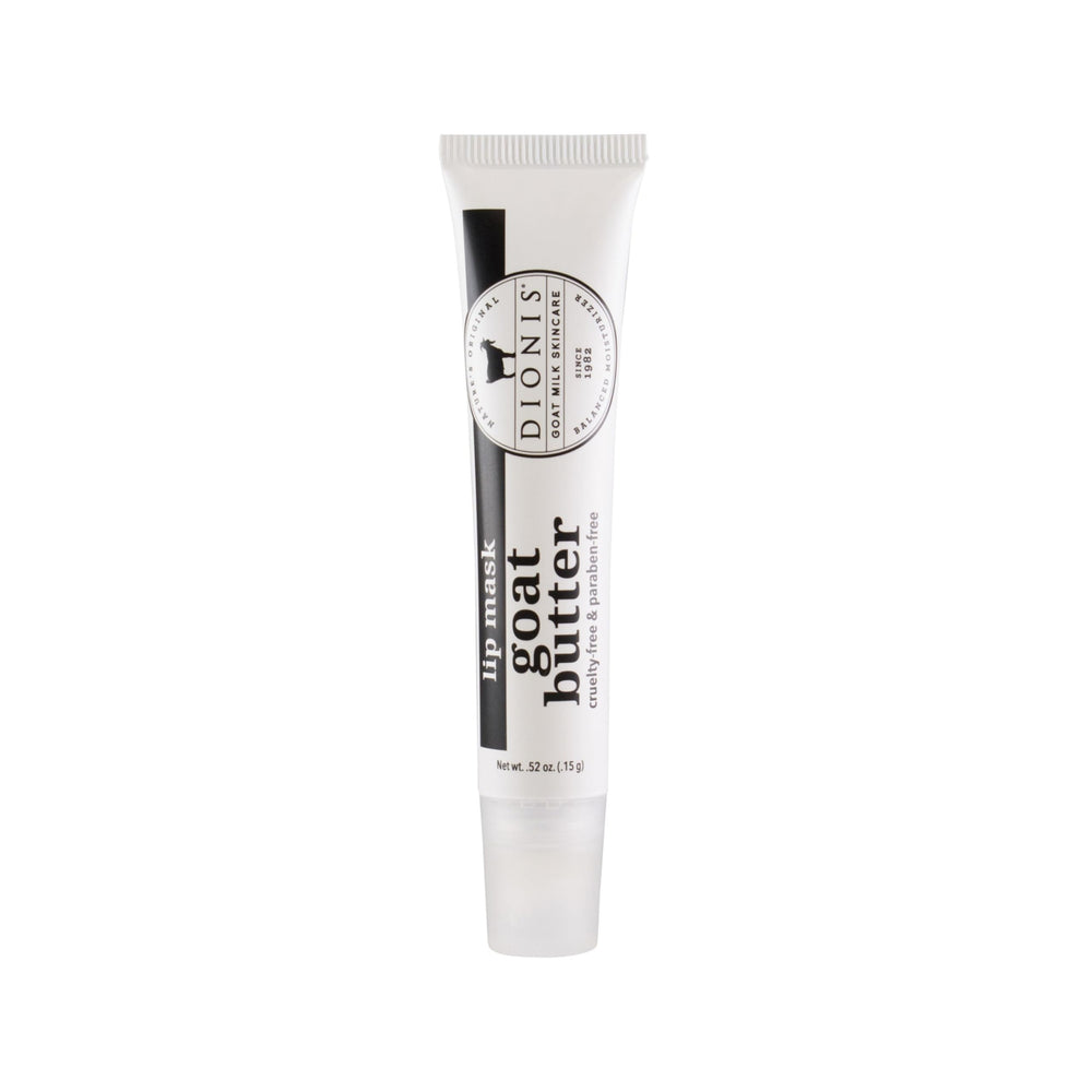 Dionis Beurre Chèvre Masque Lèvres Nuit montrant le pot, hydratation nocturne.