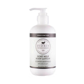 Lotion Dionis lait chèvre sans parfum, bouteille pratique pour peaux sensibles.